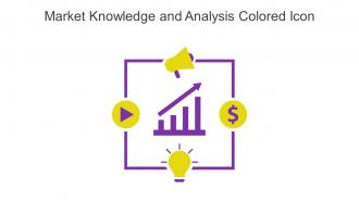 Market Knowledge And Analysis Colored Icon In Powerpoint Pptx Png And Editable Eps Format