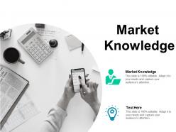 Market knowledge ppt powerpoint presentation show example introduction cpb