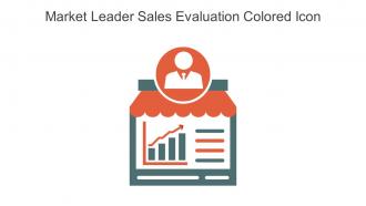 Market Leader Sales Evaluation Colored Icon In Powerpoint Pptx Png And Editable Eps Format