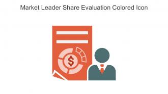 Market Leader Share Evaluation Colored Icon In Powerpoint Pptx Png And Editable Eps Format