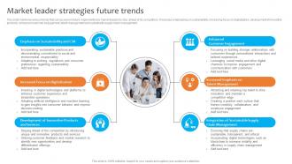 Market Leader Strategies Future Trends Dominating The Competition Strategy SS V