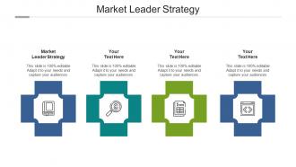 Market leader strategy ppt powerpoint presentation professional infographics cpb