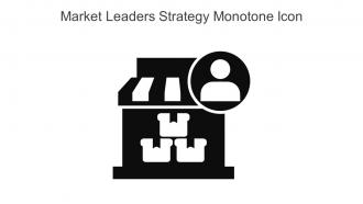 Market Leaders Strategy Monotone Icon In Powerpoint Pptx Png And Editable Eps Format