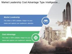 Market leadership cost advantage type intelligence corporate environment