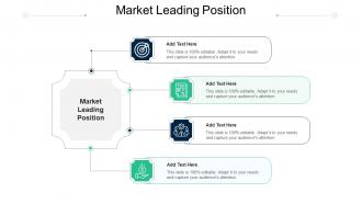 Market Leading Position Ppt Powerpoint Presentation Ideas Background Image Cpb