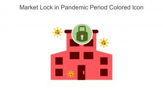 Market Lock In Pandemic Period Colored Icon In Powerpoint Pptx Png And Editable Eps Format