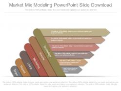 Market mix modeling powerpoint slide download