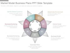 Market model business plans ppt slide template