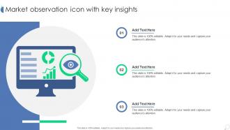 Market Observation Icon With Key Insights