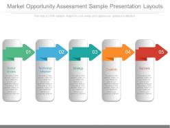 Market opportunity assessment sample presentation layouts
