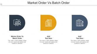 Market Order Vs Batch Order Ppt Powerpoint Presentation Pictures Themes Cpb