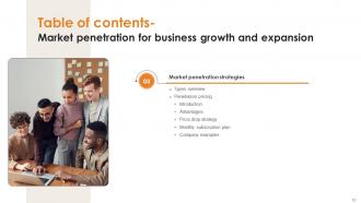 Market Penetration For Business Growth And Expansion Strategy CD V Editable Designed