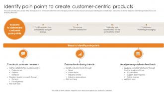 Market Penetration For Business Identify Pain Points To Create Customer Centric Products Strategy SS V