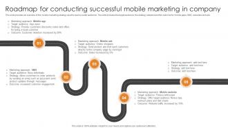 Market Penetration For Business Roadmap For Conducting Successful Mobile Strategy SS V