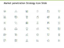 Market Penetration Strategy Icon Slide Marketing Ppt Powerpoint Presentation Display