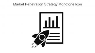Market Penetration Strategy Monotone Icon In Powerpoint Pptx Png And Editable Eps Format