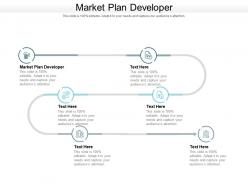 Market plan developer ppt powerpoint presentation infographics visual aids cpb