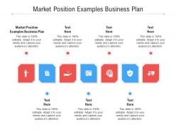Market position examples business plan ppt powerpoint presentation show slide portrait cpb