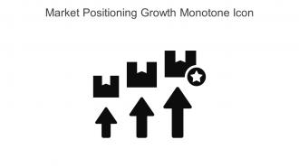 Market Positioning Growth Monotone Icon In Powerpoint Pptx Png And Editable Eps Format