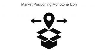 Market Positioning Monotone Icon In Powerpoint Pptx Png And Editable Eps Format