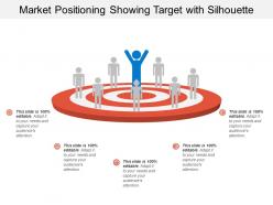 Market positioning showing target with silhouette