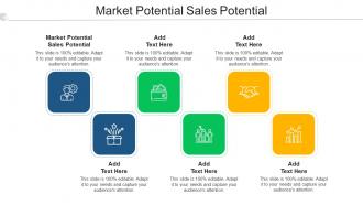 Market Potential Sales Potential Ppt Powerpoint Presentation Styles Example Cpb