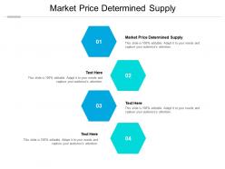 Market price determined supply ppt powerpoint presentation model guidelines cpb