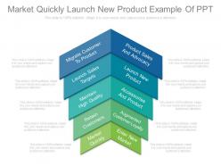 Market quickly launch new product example of ppt