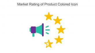 Market Rating Of Product Colored Icon In Powerpoint Pptx Png And Editable Eps Format