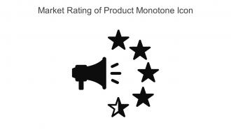 Market Rating Of Product Monotone Icon In Powerpoint Pptx Png And Editable Eps Format