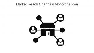Market Reach Channels Monotone Icon in powerpoint pptx png and editable eps format