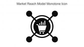 Market Reach Model Monotone Icon in powerpoint pptx png and editable eps format