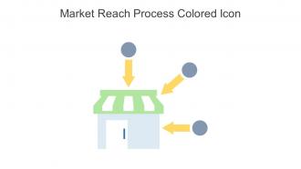 Market Reach Process Colored Icon in powerpoint pptx png and editable eps format