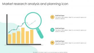 Market Research Analysis And Planning Icon
