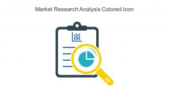 Market Research Analysis Colored Icon
