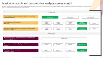 Market Research And Competitive Analysis Powerpoint Ppt Template Bundles Survey Informative