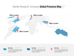 Market research company global presence map