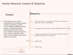 Market research context and objective ppt powerpoint presentation infographics graphic tips