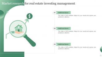 Market Research For Real Estate Investing Management