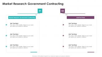 Market Research Government Contracting In Powerpoint And Google Slides Cpb