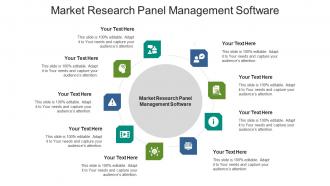 Market research panel management software ppt powerpoint icon cpb