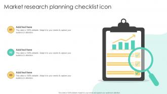 Market Research Planning Checklist Icon
