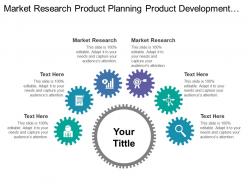 Market research product planning product development sales planning