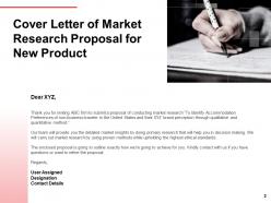 Market Research Proposal For New Product Powerpoint Presentation Slides