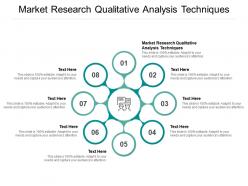 Market research qualitative analysis techniques ppt powerpoint presentation professional graphic tips cpb