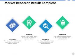 Market research results template currency ppt powerpoint presentation icon skills