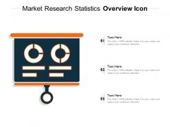 Market research statistics overview icon