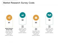 Market research survey costs ppt powerpoint presentation file themes cpb