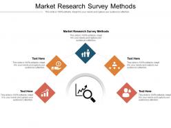 Market research survey methods ppt powerpoint presentation model design inspiration cpb