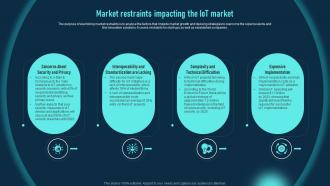 Market Restraints Impacting The Iot Market Global Iot Industry Outlook IR SS